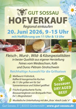 Gut Sossau: Hofverkauf - Regional einkaufen - Gut Sossau: Hofverkauf - Regional einkaufen -