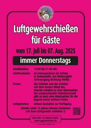 ZSG Luftgewährschießen Gäste 17.07. - 07.08_, © ©ZSG Grabenstätt
