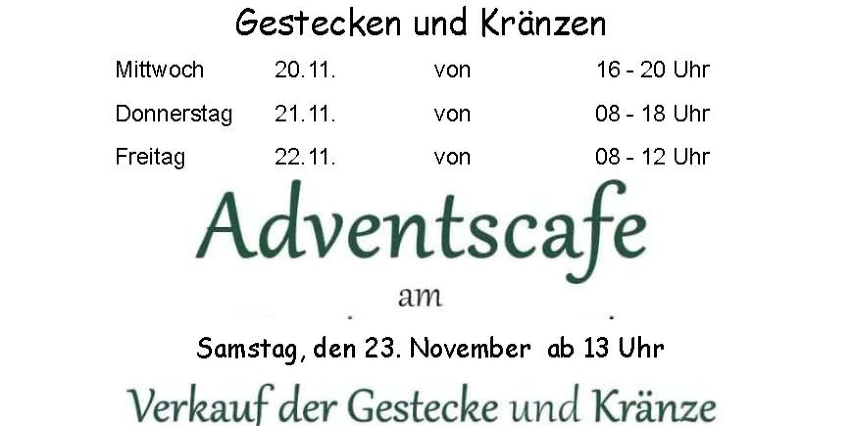 Adventsbasar, © Frauengemeinschaft Grabenstätt