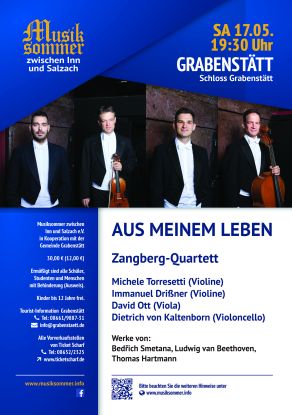 Plakat Musiksommerkonzert Grabenstätt 17.05.2025 - A2, © ©Tourist-Information