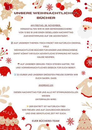 Plakat Bücherei, © ©Gemeindebücherei Grabenstätt