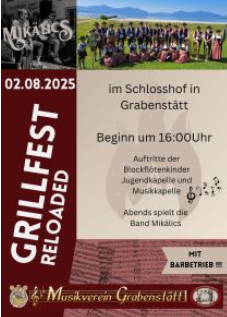 Grillfest Musikverein Grabenstätt 02.08., © Musikverein Grabenstätt