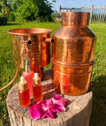 Treffpunkt Grün: Destillieren mit Pflanzen und Naturkosmetik, © Andrea Illguth
