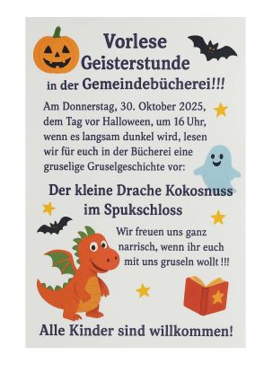 Gemeindebücherei: Vorlese Geisterstunde, © ©Gemeindebücherei Grabenstätt