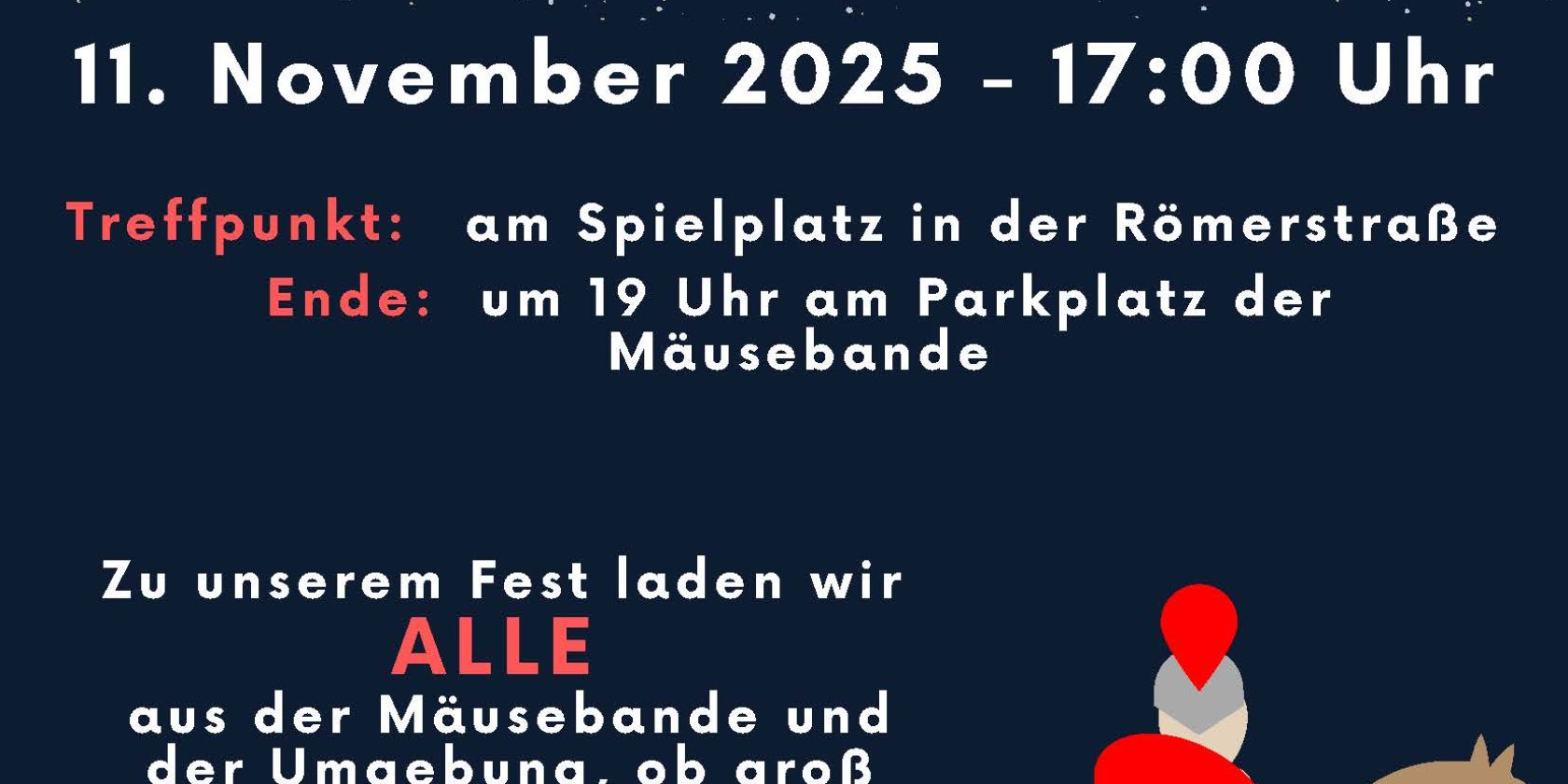 Plakat St. Martin 2025, © ©Mäusebande, Pfarrei Erlstätt, Elternbeirat