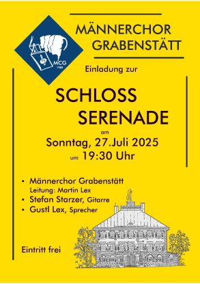 Schlossserenaden 27.07., © Männerchor Grabenstätt